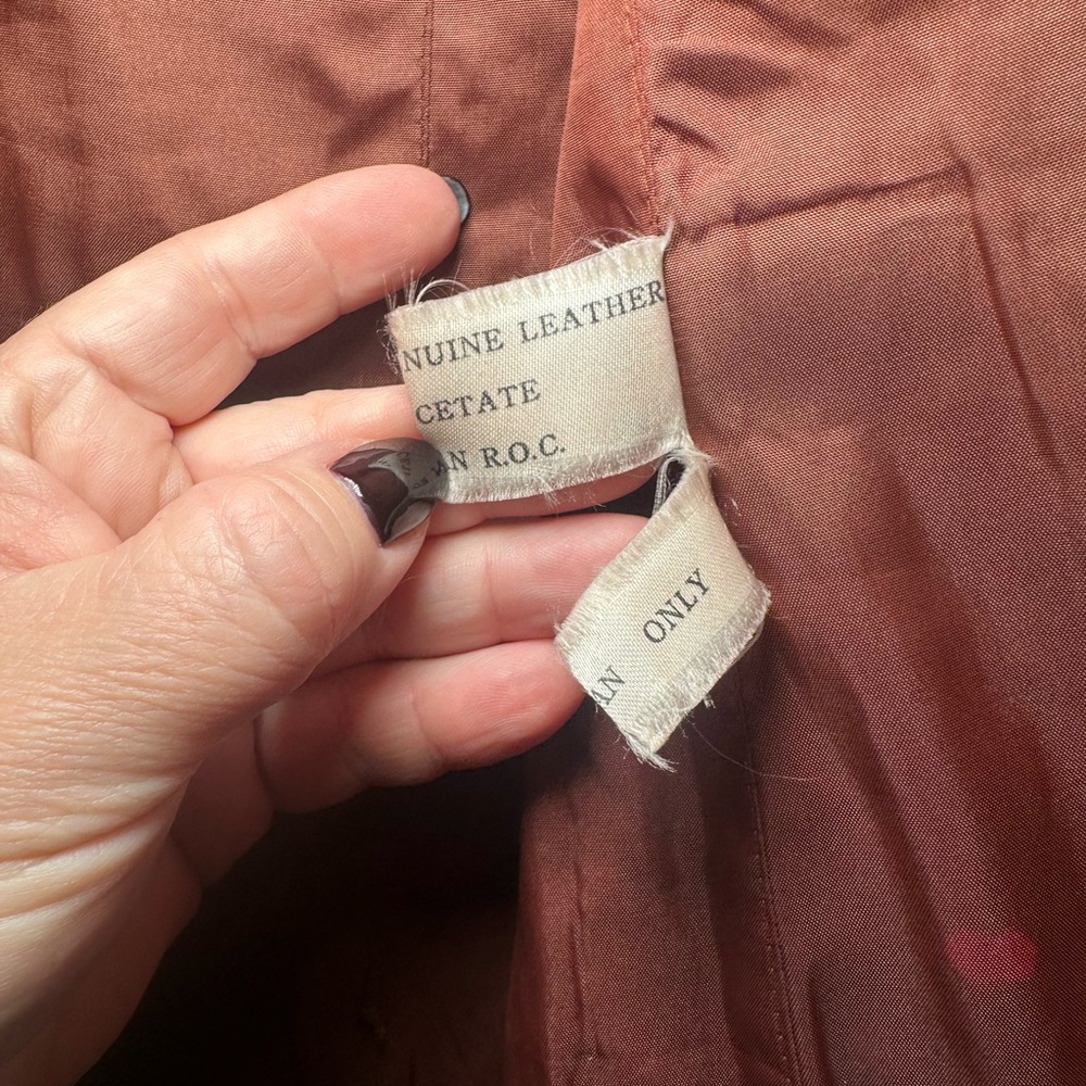 Vintage‎ 60s 70s Berman's Leather Jacket DISTRESSED Brown 10 (fits like a 6). - Picture 10 of 10
